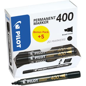 Märkpenna Pilot 400 svart 20fp