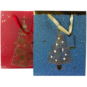 Geschenktragetasche DONAU, Weihnachtsmotiv Baum, sortiert