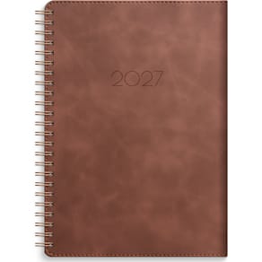 Burde Kalender Business A5 Twist 2027 brun
