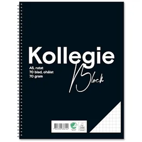 Kollegieblock FW A5 70g 70bl rut oh