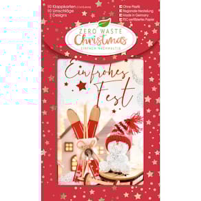 Grußkarte Noname Weihnachten, 10 Stück, sortiert