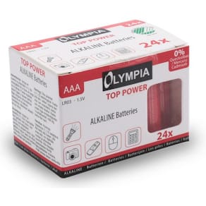 Batteri OLYMPIA AAA 24/fp