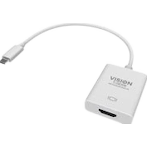 VISION Professional installation-grade USB-C to HDMI adapter