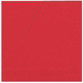 Serviette Duni Zelltuch, brillant rot, 20 Stück