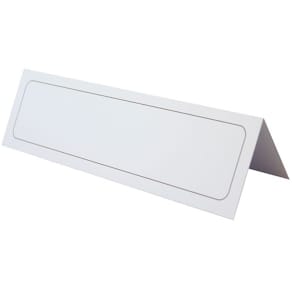 Bordsskylt DURABLE 61x210mm vit 100/fp