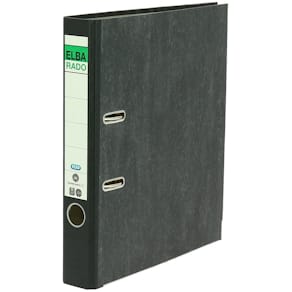 Ordner Elba rado Wolkenmarmor, A4, 5 cm, schwarz