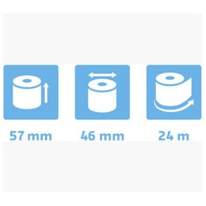 Thermorulle bisf.fri 57x46x12mm 24m