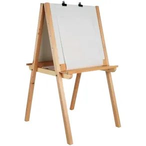 Ståstaffli Whiteboard Dubbelsidig, för barn, 60x115cm