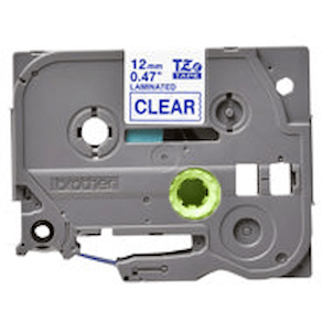 Tape BROTHER TZE133 12mm Blå på Klar