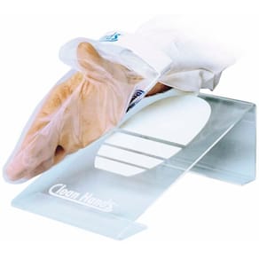 Dispenserkit til engangshandsker, bordmodel, LDPE, enkelt