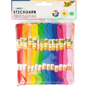 Bastelset Folia 52ST, Stickgarn