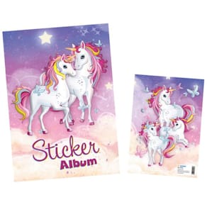 Stickeralbum HERMA Einhorn Best Friends, A5, 16 Seiten