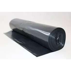 Plastsäck LD 60L 50my svart 25/rl