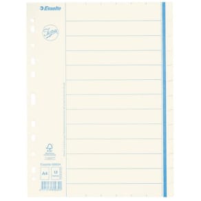 Pärmregister JOPA Papper A4 Otryckt, 12 flikar, 10st