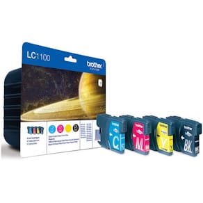 Blekk BROTHER LC1100 Value sort+CMY (4)