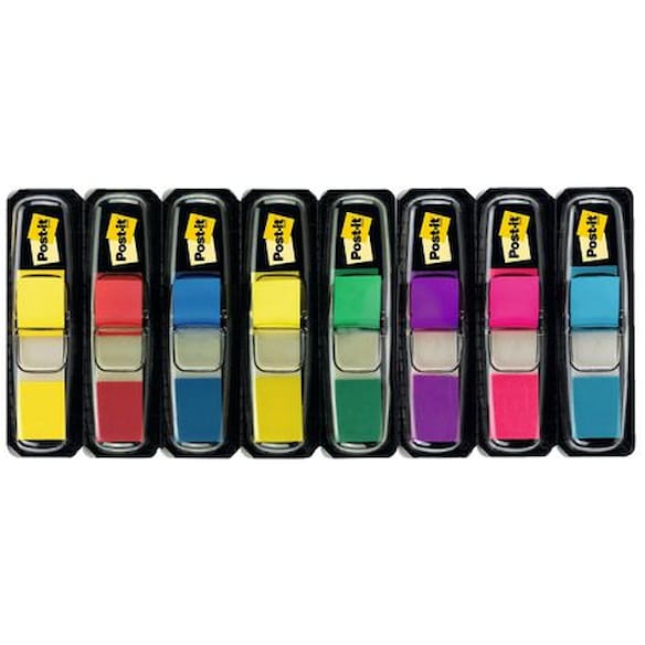 Index POST-IT 683 smal assort farger (8)