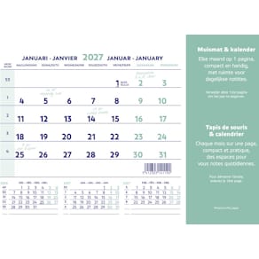 Muismatkalender Brepols, 23x18 cm, Nederlands-Frans, 2026