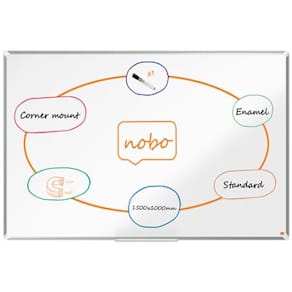 Whiteboard NOBO premium emalj 150x100cm