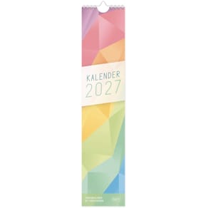 Streifenkalender HÄFFT Rainbow, 2027
