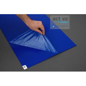 Klibbmatta ACTIVA115x45cm blå 30arkx8fp