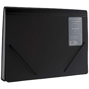 Arkivmappe BNT Docusmart sort karton, 12 stk