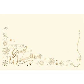 Geldkuvert Noname, creme, C6 (Weihnachten)