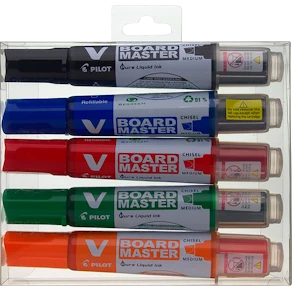 Whiteboardpenna Pilot V Board, sned, 5/fp
