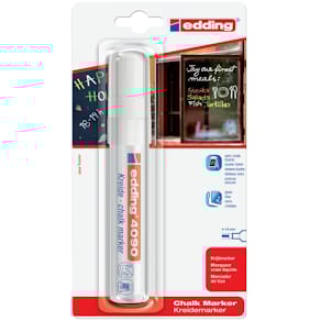 Kreidemarker edding Windowmarker, 1 St., weiß