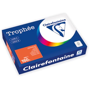 Kopierpapier Clairefontaine Trophee A4 160 g/m² 250 Blatt orange