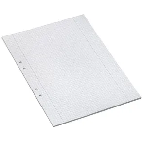 Lösblad A4 rutat 5x5mm hålat 500/fp