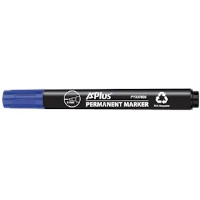 Märkpenna A PLUS eco rund 1-3mm blå