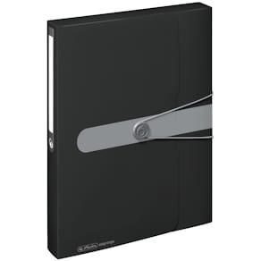 Heftbox Herlitz easy orga to go, opak schwarz