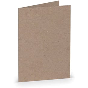Faltkarte Rössler Paperado A7 HD, kraft, 250 g/m², lose