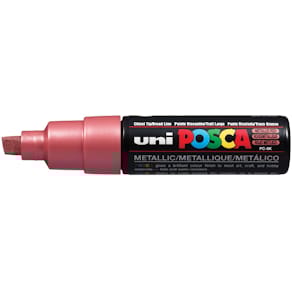 Paintmarker Uni POSCA PC-8K, 8 mm, rood metaal