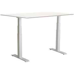 Skrivbord el Easydesk Adapt VI 160x80 cm vit