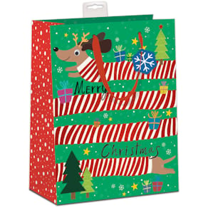 Geschenktragetasche SKORPION, Weihnachten, Kind Dackel