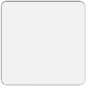 Lintex FRAME Glastavla, SILK-GLASS®, 1000 × 1000 × 50 mm, Pure