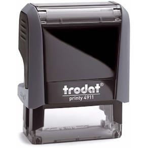 Stempel, Trodat 4911, blå, 1 stk
