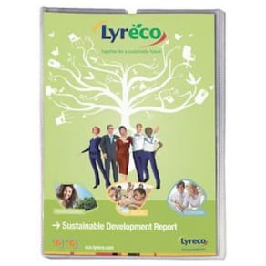 Plastfodral LYRECO budget A4 0,13 25/fp