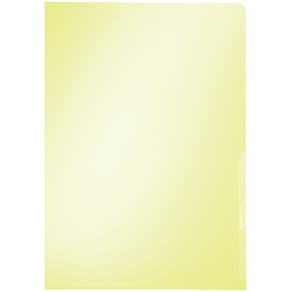 Sichthülle Leitz Premium A4, gelb, oben/rechts offen, Greifauss