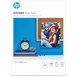 Inkjet-Fotopapier HP Everyday, 100 Blatt, glossy, weiß