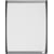 Whiteboard Nobo Mini, magnetisch, gebogen frame, zwart, 33,5 cm