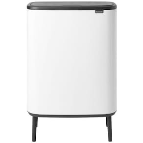 Papperskorg BRABANTIA Bo Touch 60L vit