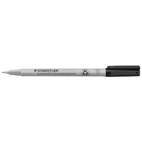 OH-Penna Staedtler Lumocolor Svart, sf, vattenlöslig, 10st