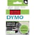 Tape Dymo D1, 9 mm, zwart op rood
