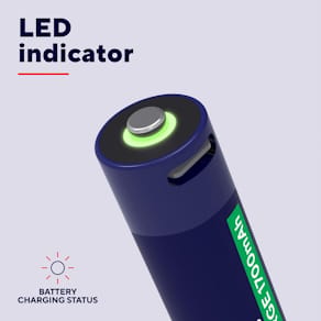 Batteri Laddbar TRUST AA USB-C 2/fp