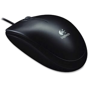 Mus Logitech sort, karton 80 stk