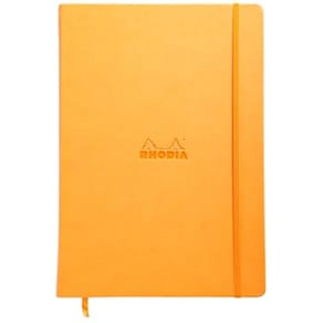 Rhodia Webnotebook A4 plain orange 96sh 90g