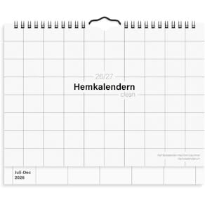 Hemkalendern Clean 26/27