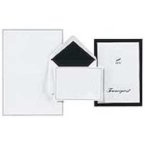 Briefpapiermappe Trauerpost, weiß, A4, 5 Umschläge/5 Bögen